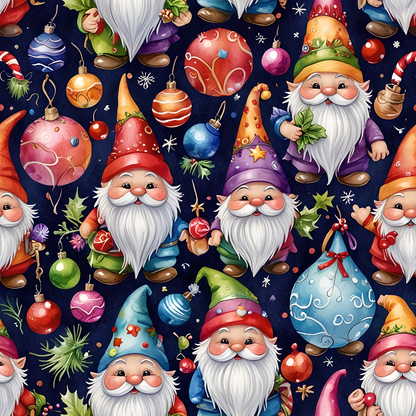 Yuletide Whimsy Pattern 12 Minky Fabric