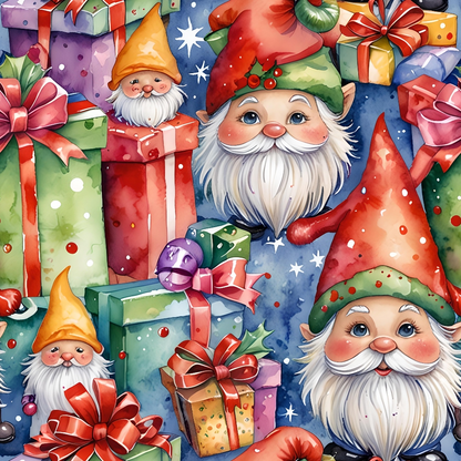 Yuletide Whimsy Pattern 1 Minky Fabric