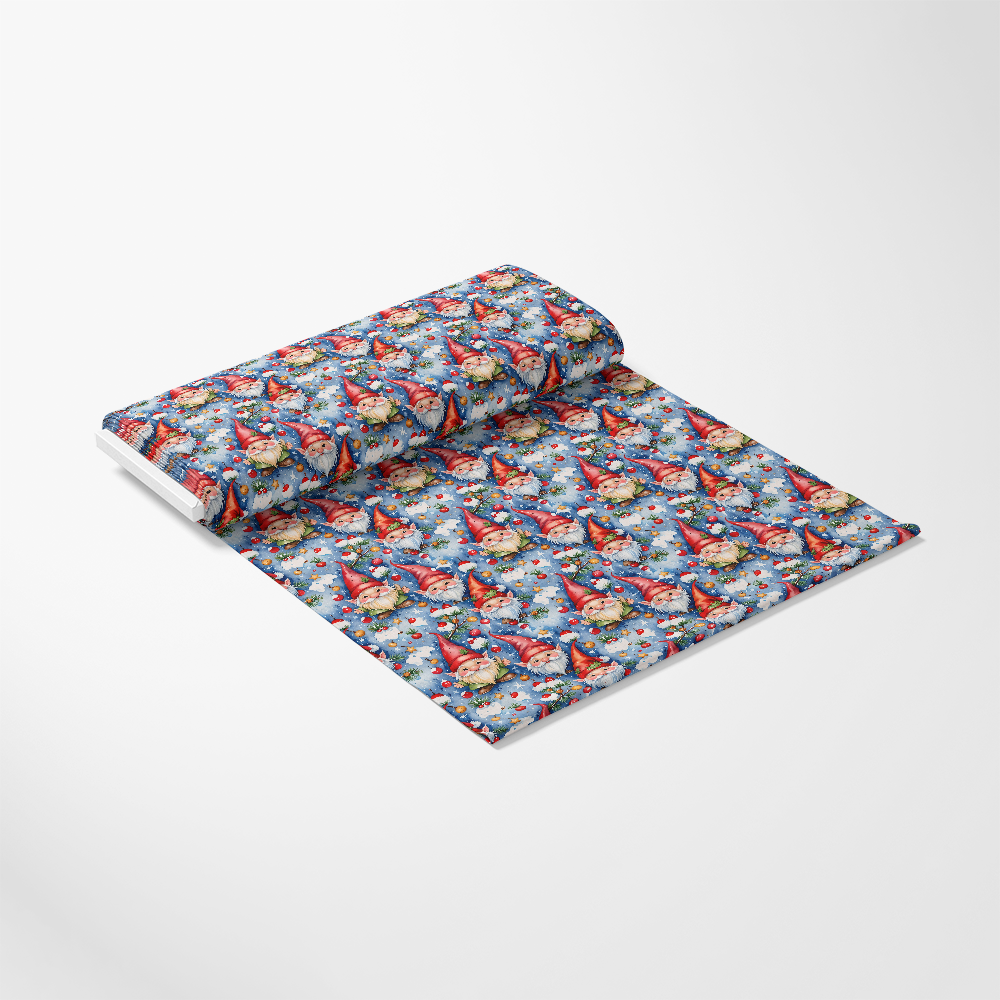Christmas Gnomes Pattern 4 Quilting Cotton Fabric