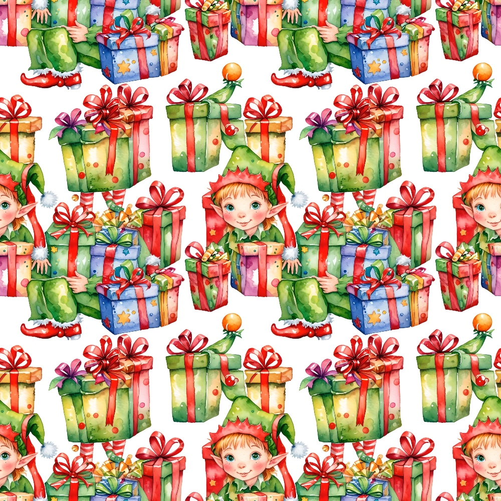Yuletide Whimsy Pattern 6 Minky Fabric