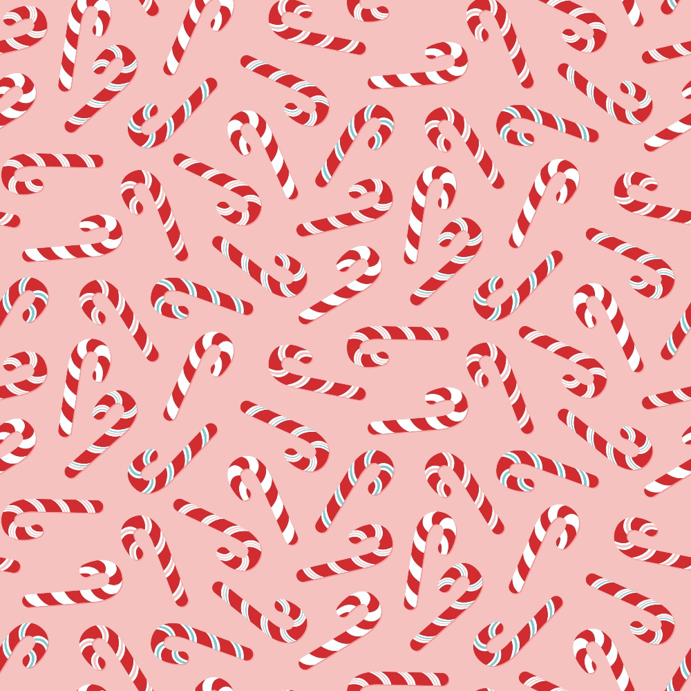 Christmas Treats Candy Pattern 3 Quilting Cotton Fabric