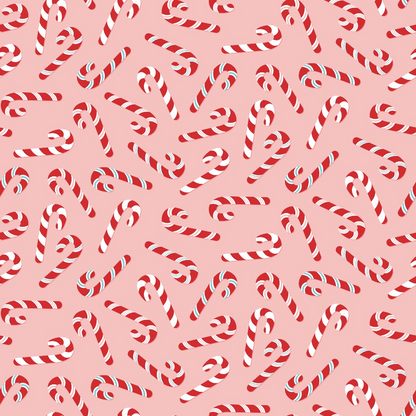 Christmas Treats Candy Pattern 3 Quilting Cotton Fabric
