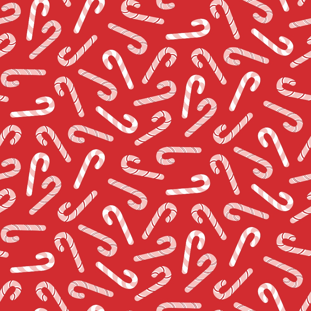 Christmas Treats Candy Pattern 2 Minky Fabric