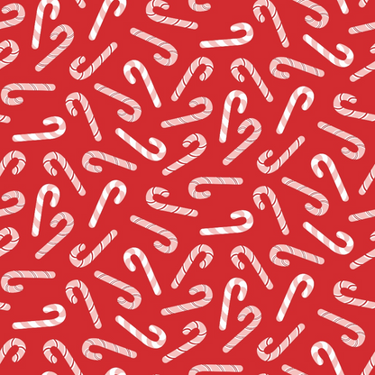 Christmas Treats Candy Pattern 2 Minky Fabric