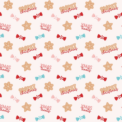 Christmas Treats Candy Pattern 4 Minky Fabric