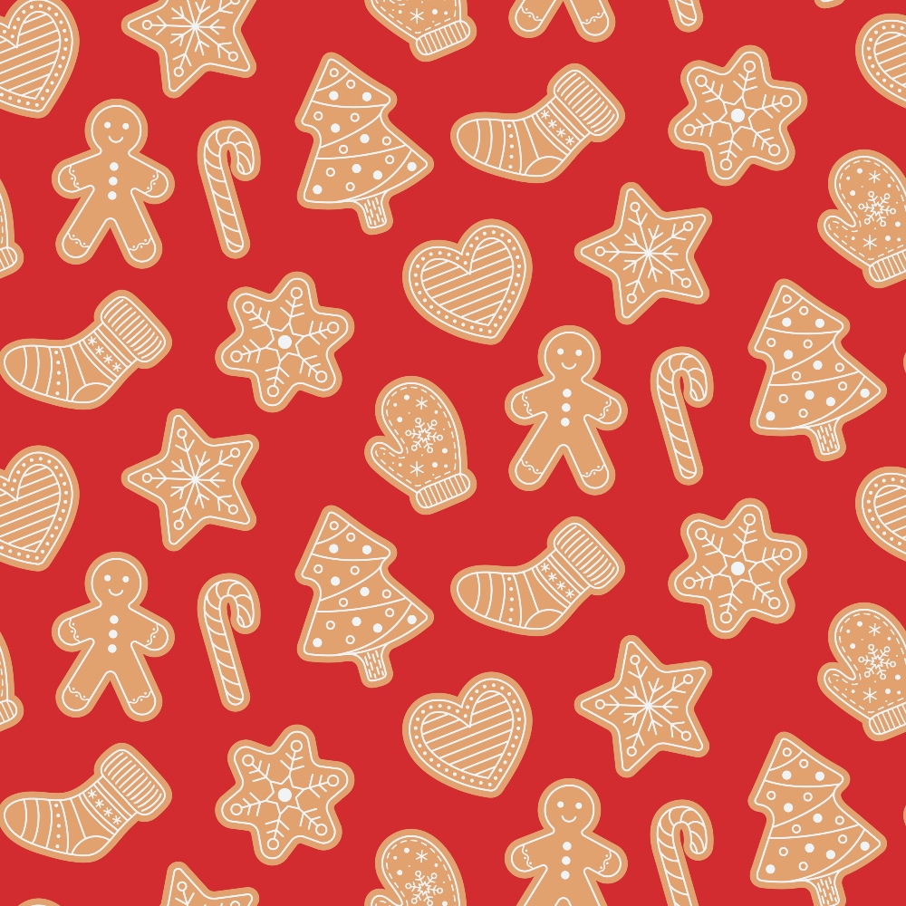 Christmas Treats Candy Pattern 7 Minky Fabric