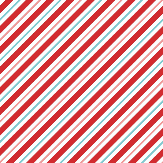 Christmas Treats Candy Pattern 12 Quilting Cotton Fabric
