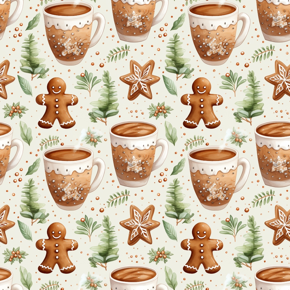 Yuletide Woodland Pattern 14 Minky Fabric