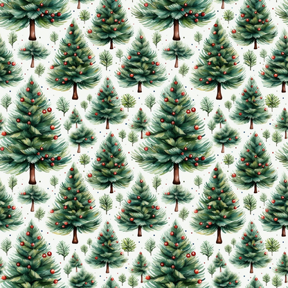 Yuletide Woodland Pattern 18 Minky Fabric