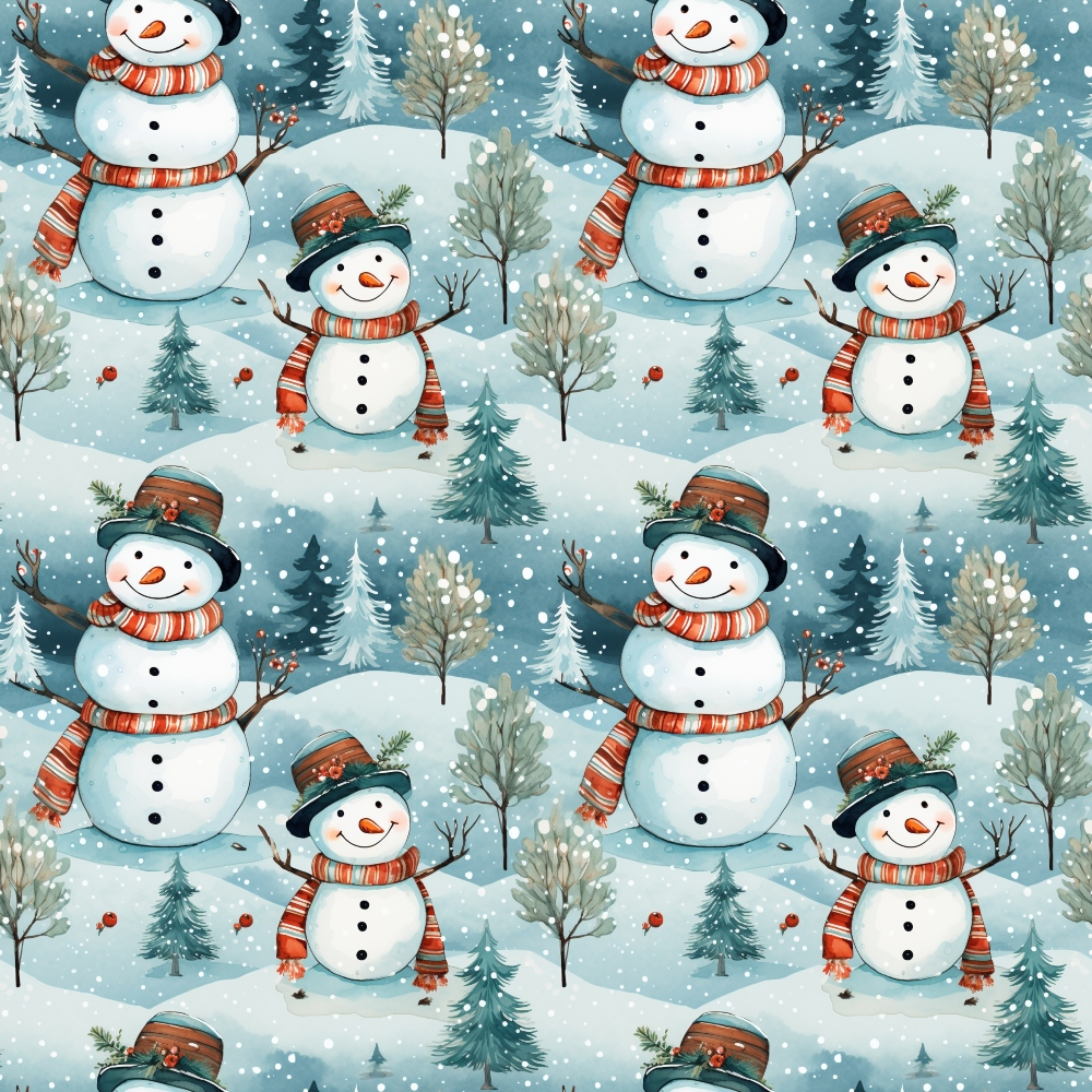 Yuletide Woodland Pattern 21 Minky Fabric