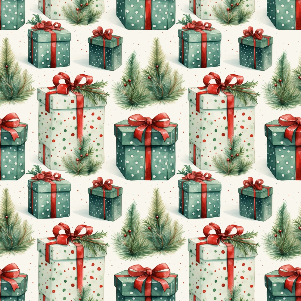 Christmastime Pattern 22 Quilting Cotton Fabric