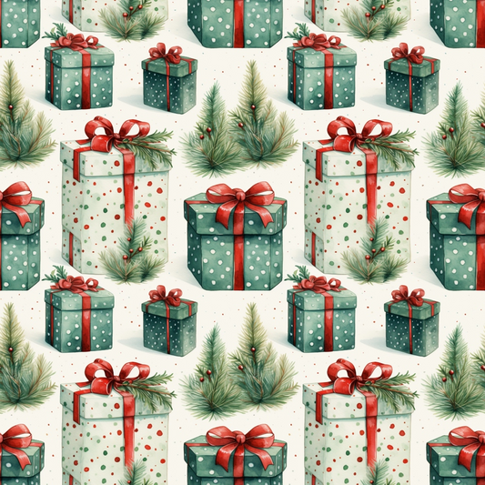 Christmastime Pattern 22 Quilting Cotton Fabric