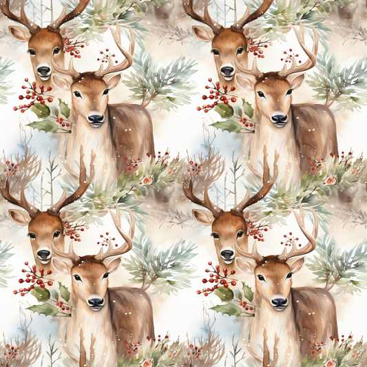 Christmastime Pattern 11 Quilting Cotton Fabric