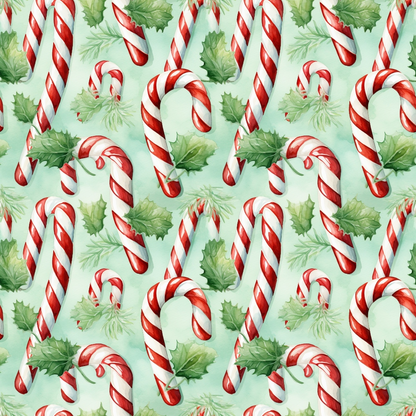 Yuletide Woodland Pattern 4 Minky Fabric