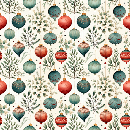 Yuletide Woodland Pattern 5 Minky Fabric