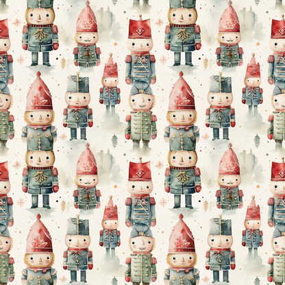 Yuletide Woodland Pattern 7 Minky Fabric