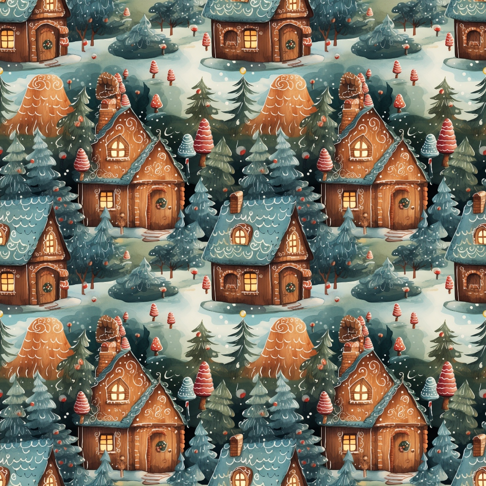 Christmastime Pattern 9 Quilting Cotton Fabric