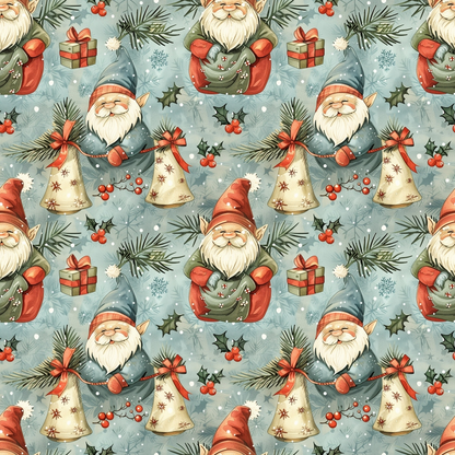 Yuletide Elves Pattern 10 Minky Fabric