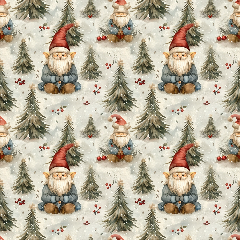 Yuletide Elves Pattern 11 Minky Fabric