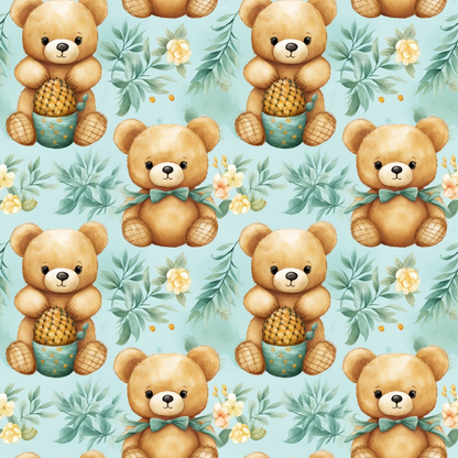 Cuddly Cubs Pattern 10 Minky Fabric