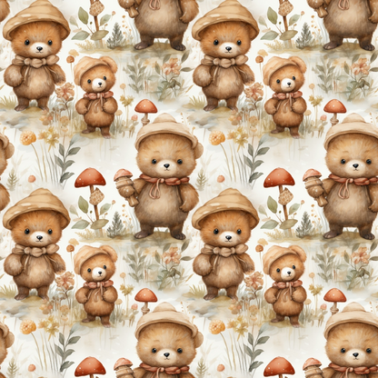 Cuddly Cubs Pattern 11 Minky Fabric