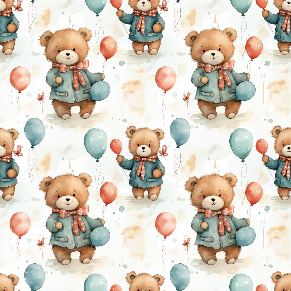 Cuddly Cubs Pattern 2 Minky Fabric