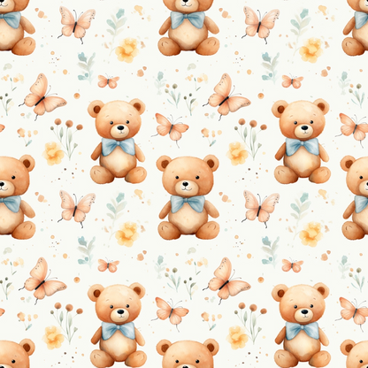 Cuddly Cubs Pattern 4 Minky Fabric