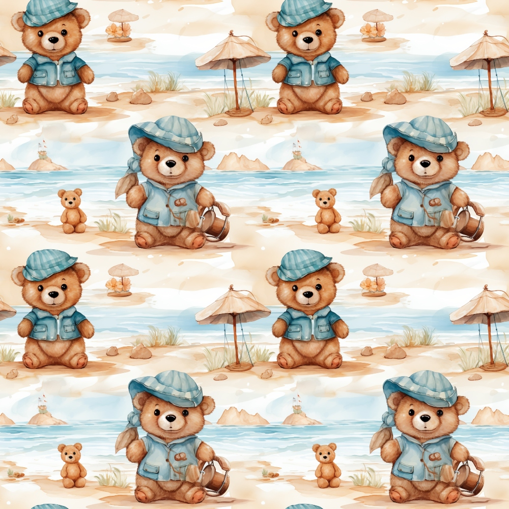 Cuddly Cubs Pattern 5 Minky Fabric