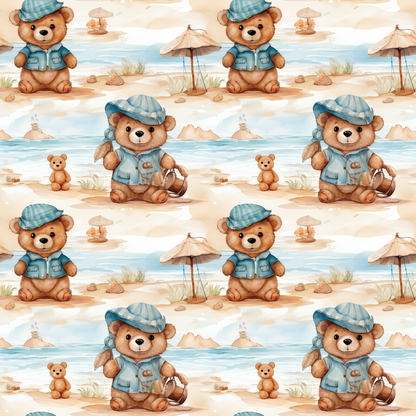 Cuddly Cubs Pattern 5 Minky Fabric