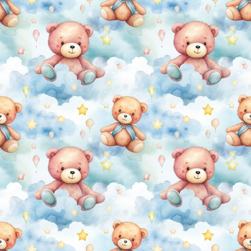 Cuddly Cubs Pattern 6 Minky Fabric
