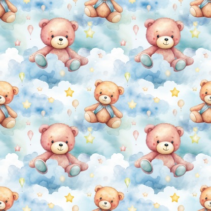 Cuddly Cubs Pattern 6 Minky Fabric