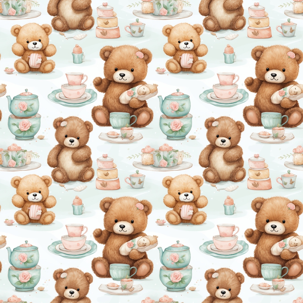 Cuddly Cubs Pattern 8 Minky Fabric
