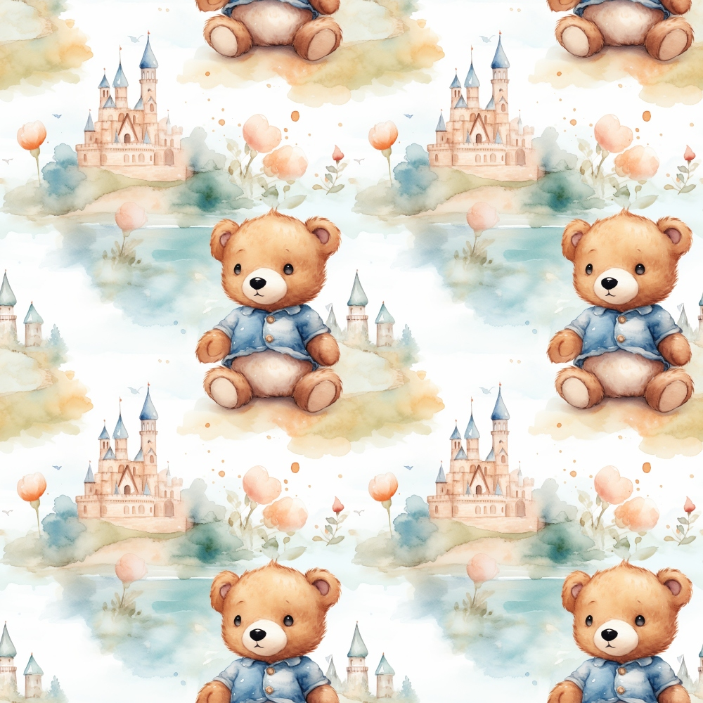 Cuddly Cubs Pattern 9 Minky Fabric