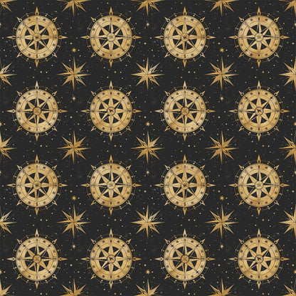Mariner's Star Pattern 12 Minky Fabric