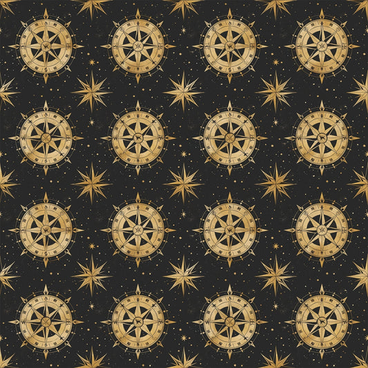 Mariner's Star Pattern 12 Minky Fabric