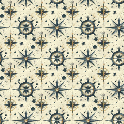 Mariner's Star Pattern 2 Minky Fabric