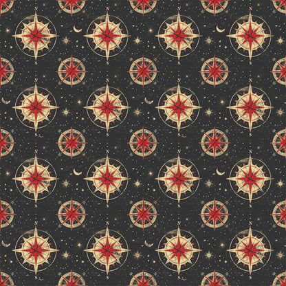 Mariner's Star Pattern 8 Minky Fabric