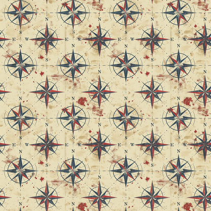 Mariner's Star Pattern 9 Minky Fabric