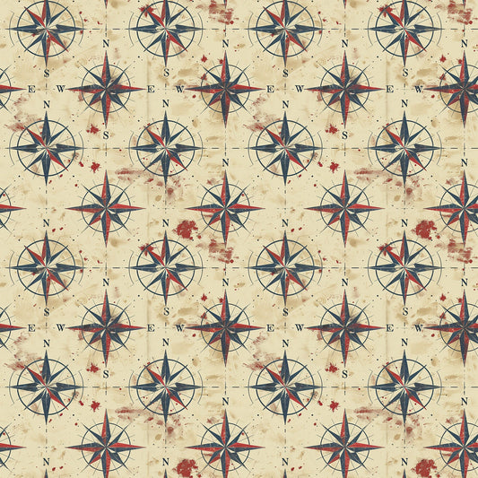 Mariner's Star Pattern 9 Minky Fabric