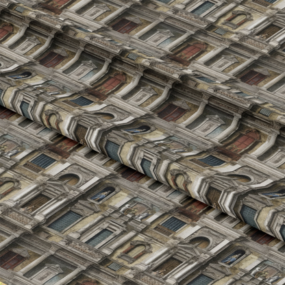Classical Facade Pattern 3 Quilting Cotton Fabric