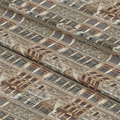 Classical Facade Pattern 4 Quilting Cotton Fabric