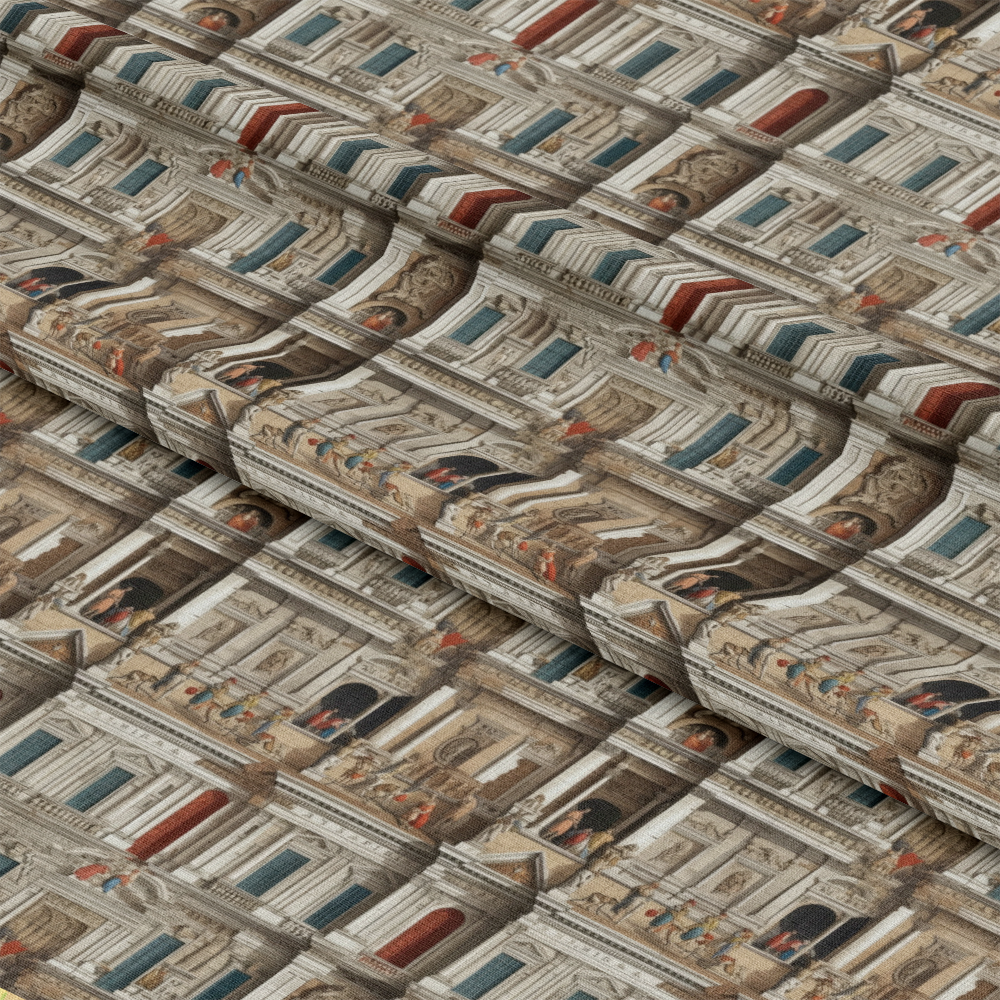Classical Facade Pattern 5 Quilting Cotton Fabric