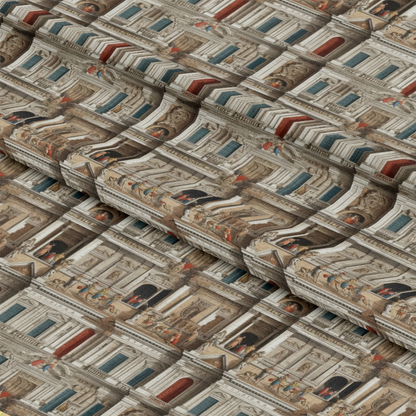Classical Facade Pattern 5 Quilting Cotton Fabric