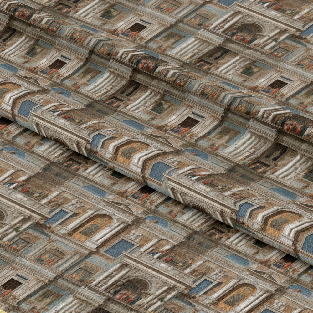 Classical Facade Pattern 8 Quilting Cotton Fabric