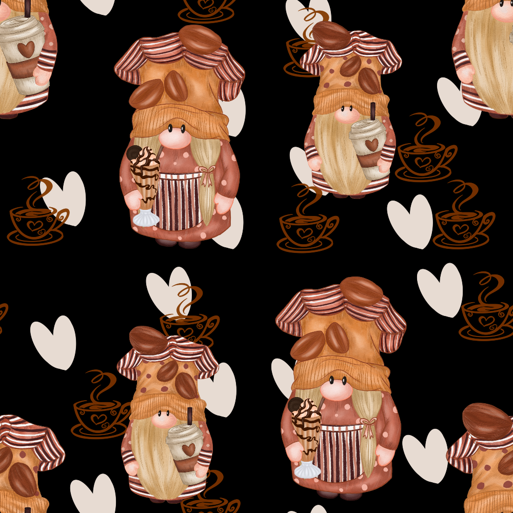 Latte Lane Pattern 10 Minky Fabric