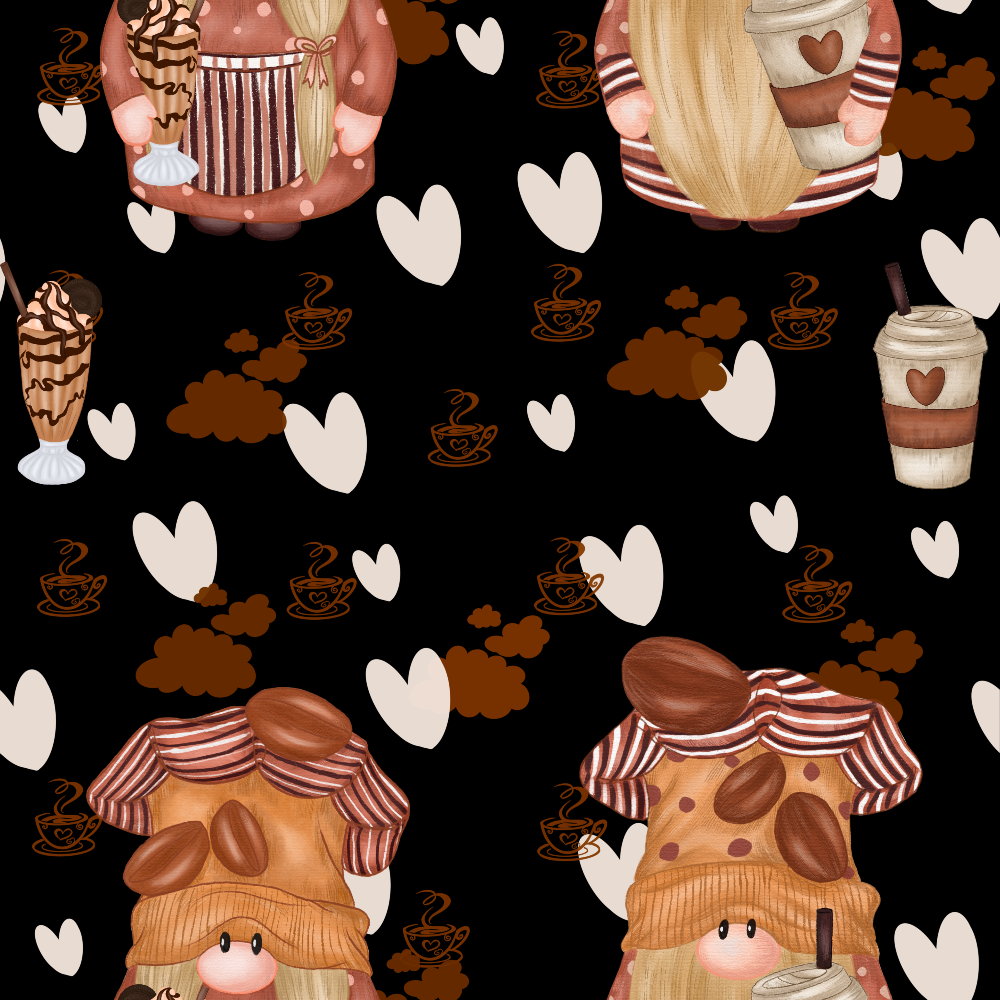 Latte Lane Pattern 8 Minky Fabric