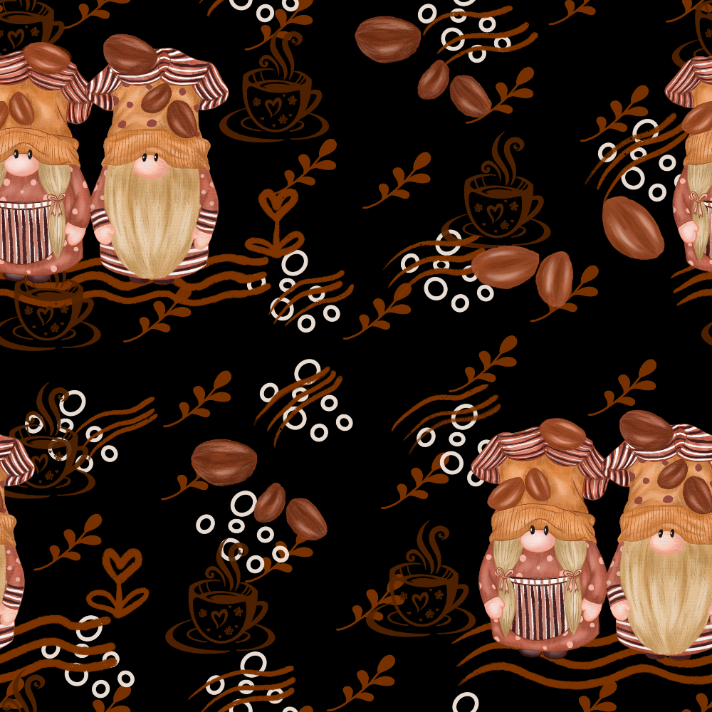 Latte Lane Pattern 9 Minky Fabric