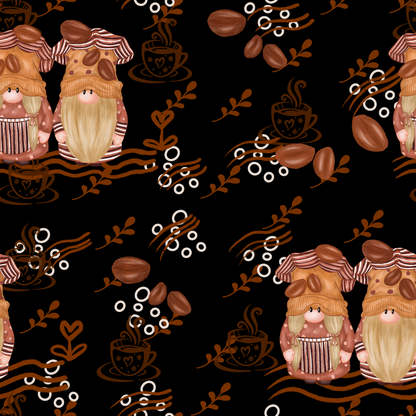 Latte Lane Pattern 9 Minky Fabric