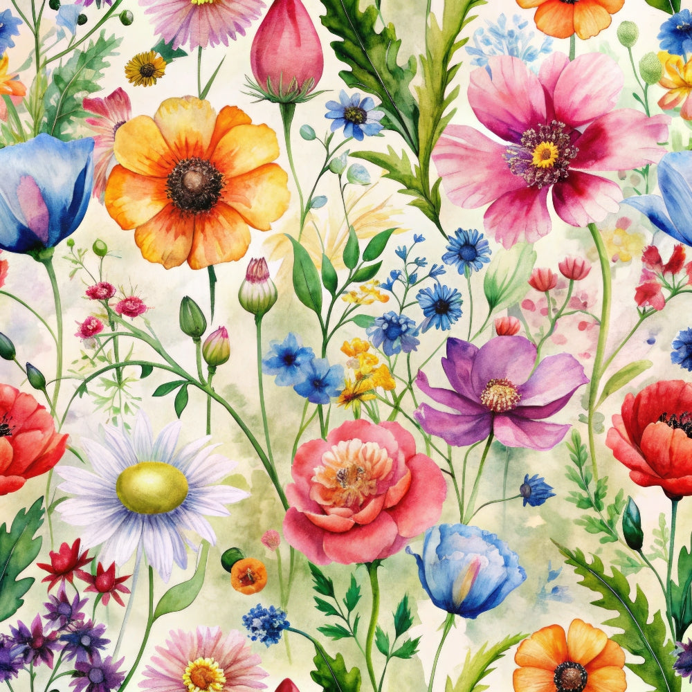 Colorful Bliss Wildflowers Pattern 11 Quilting Cotton Fabric