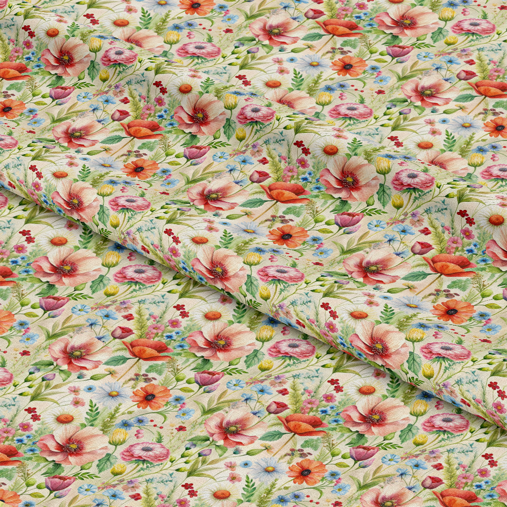 Colorful Bliss Wildflowers Pattern 2 Quilting Cotton Fabric